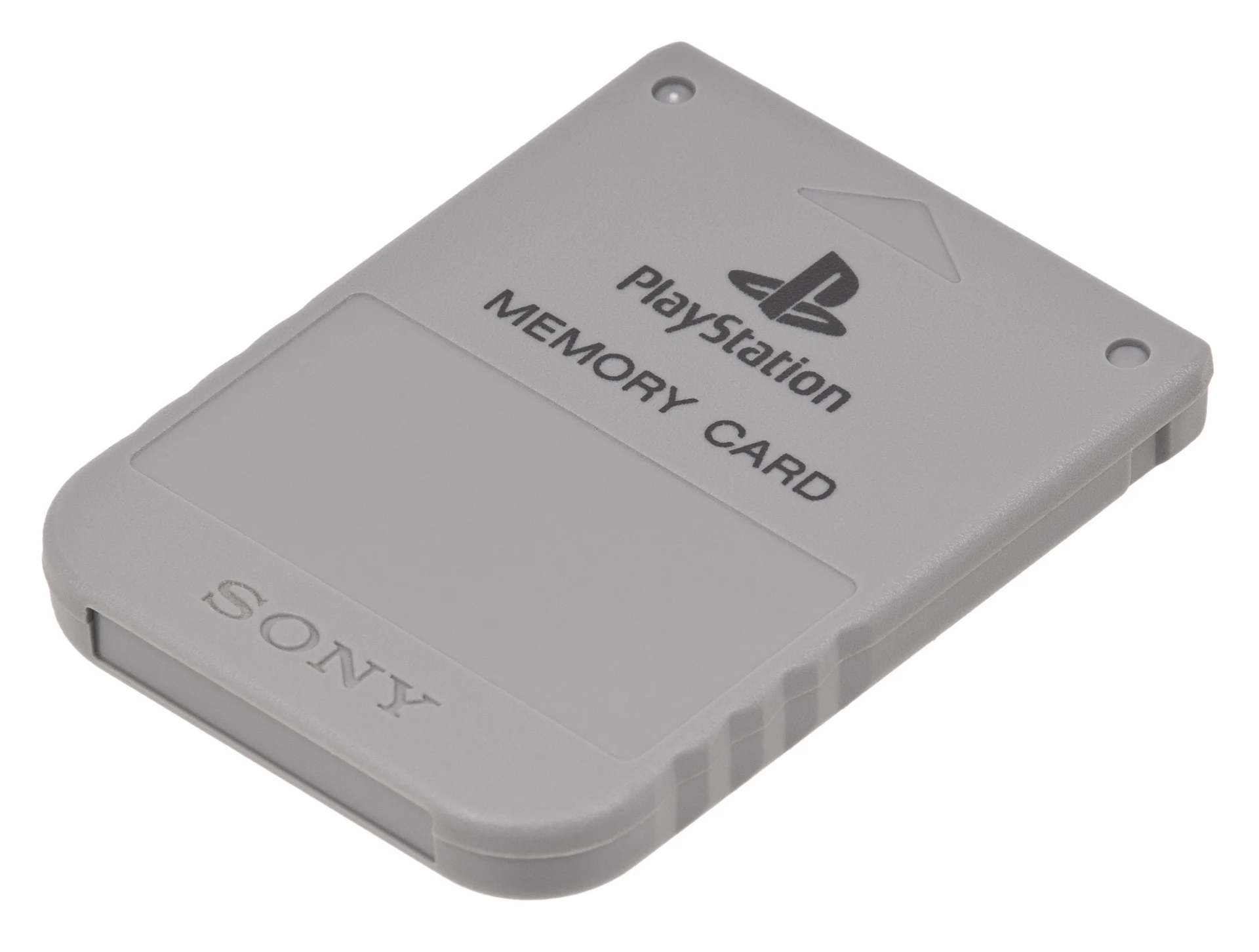 Original grey Sony PlayStation memory card