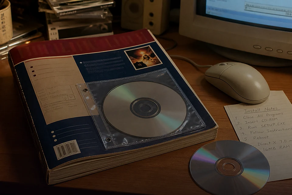Computer magazine cover disc