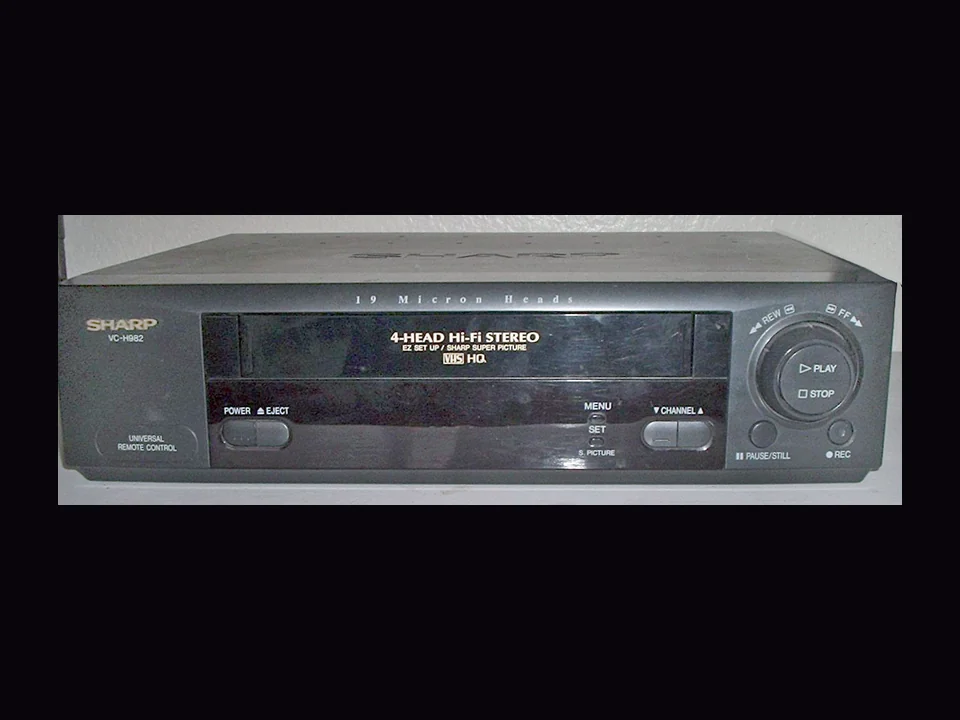 Sharp VHS video cassette recorder