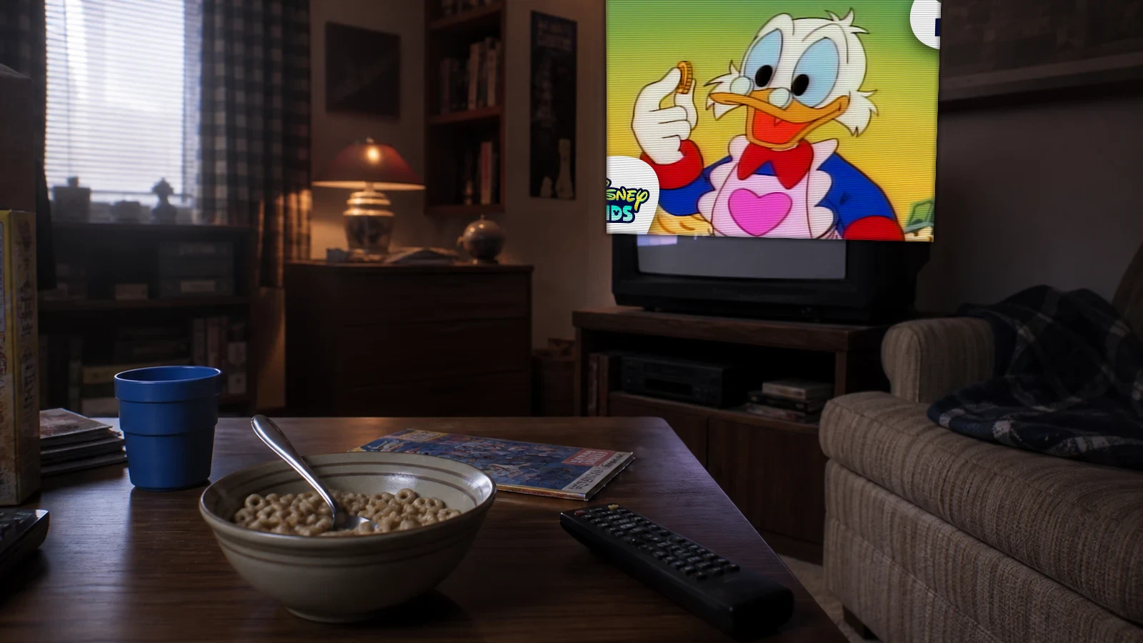 Atmospheric reconstruction for Saturday Morning Cartoons Were a World of Their Own