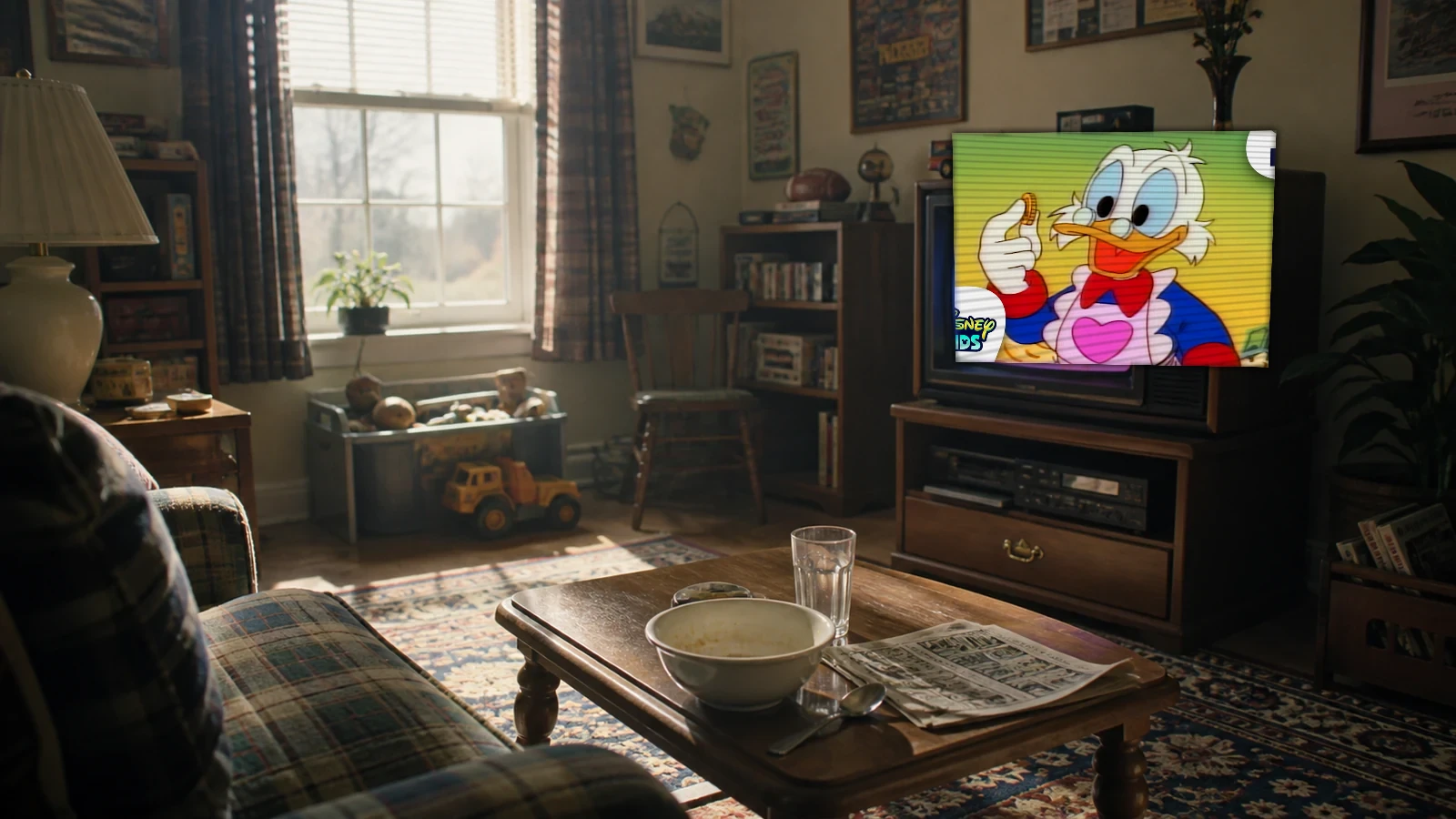 Atmospheric reconstruction for Saturday Morning Cartoons Were a World of Their Own