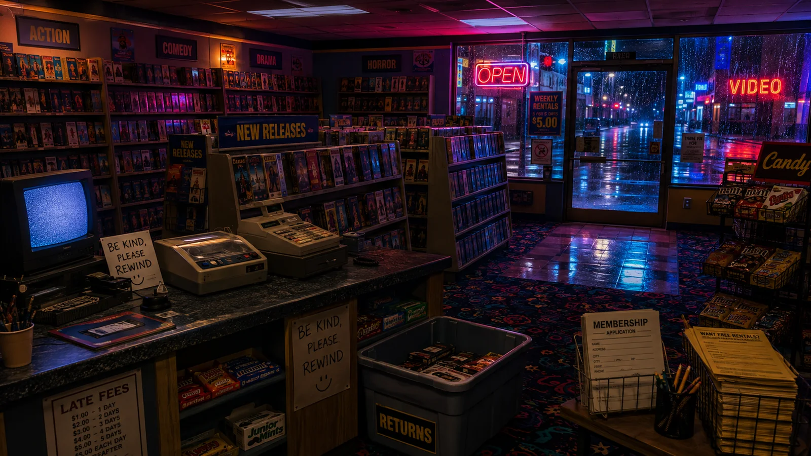 Reflective reconstruction for The Last Light Inside the Video Store