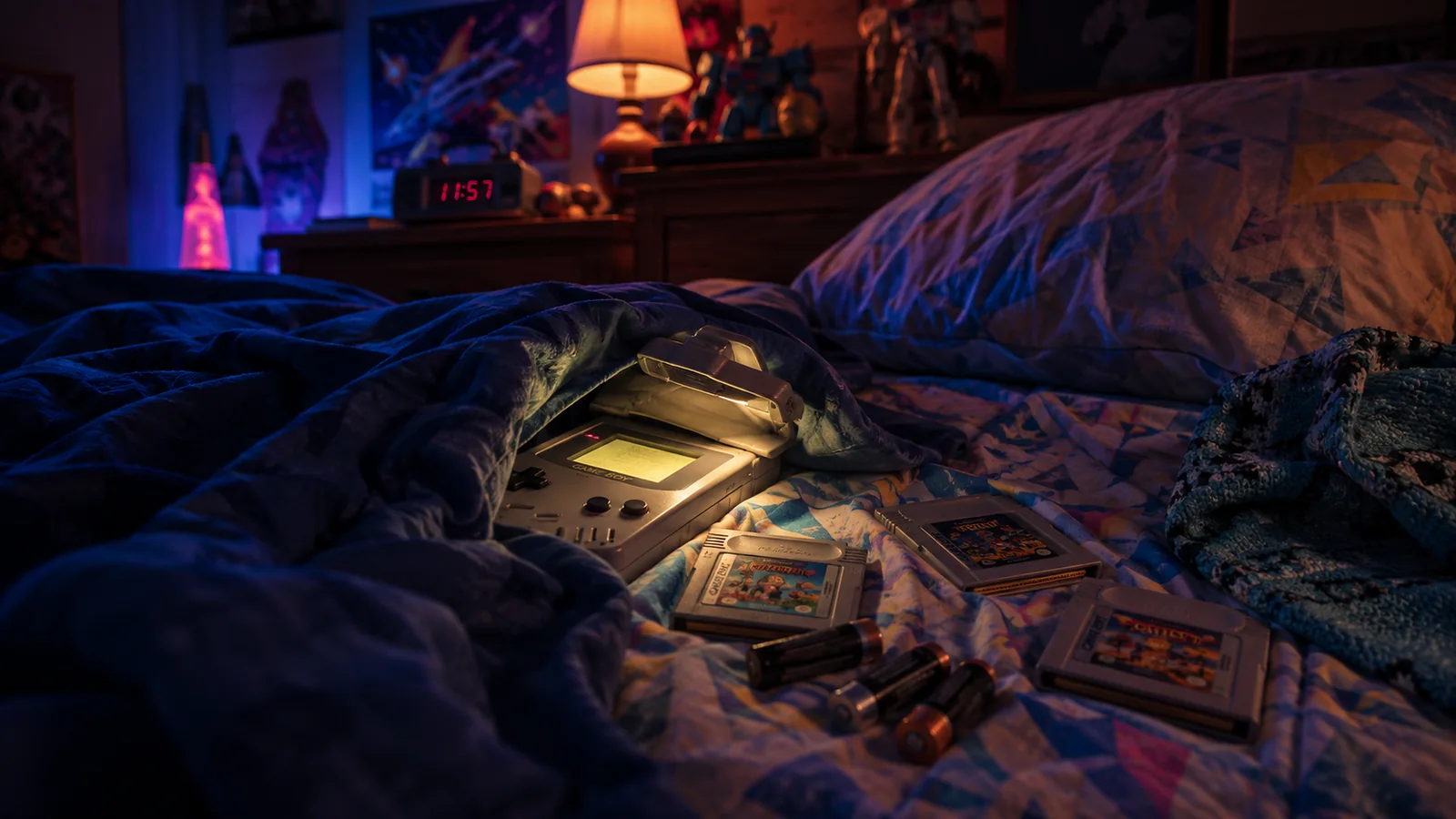 Reconstructed memory from Playing Game Boy Under the Covers