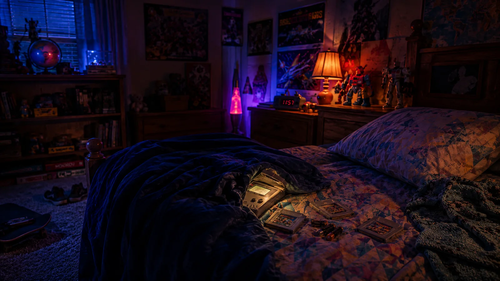 Atmospheric reconstruction for Playing Game Boy Under the Covers